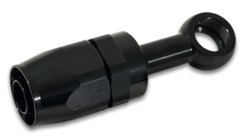 Vibrant -8AN Banjo Hose End Fitting for use with M18 Banjo Bolt - Aluminum Black-thumbmail-2