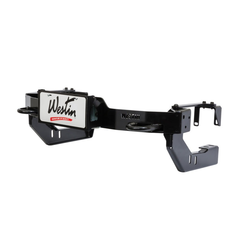 Westin MAX Winch Tray License Plate Bracket - Black-thumbmail-1