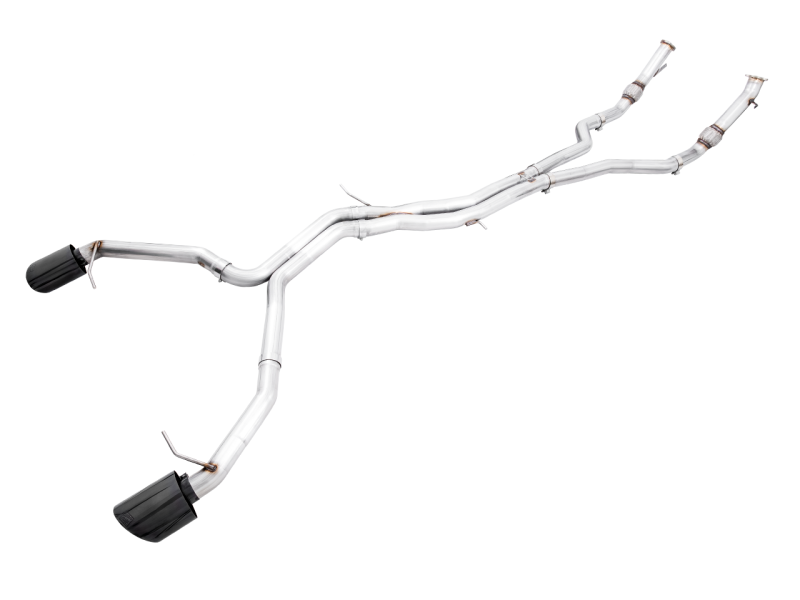 AWE Tuning Audi B9.5 RS5 Sportback Non-Resonated Track Edition Exhaust - RS-Style Diamond Blk Tips-thumbmail-2