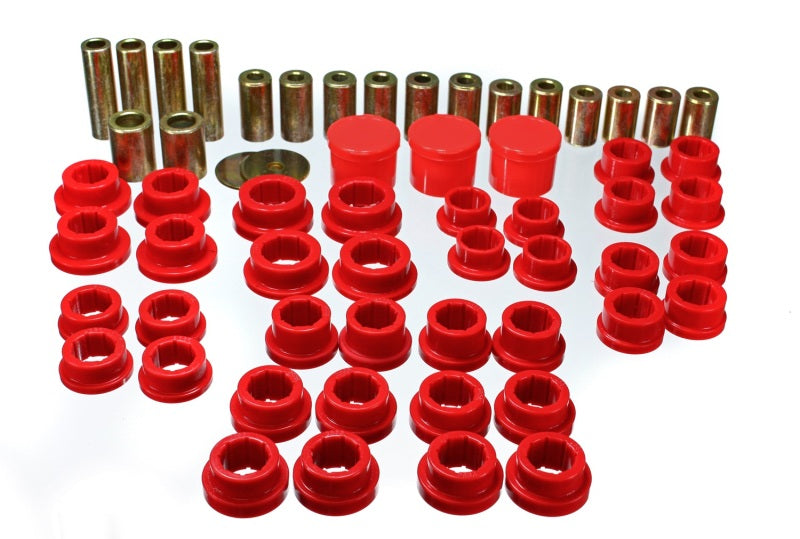 Energy Suspension 02-09 350Z / 03-07 Infiniti G35 Coupe Red Rear Control Arm Bushing Set-thumbmail-2