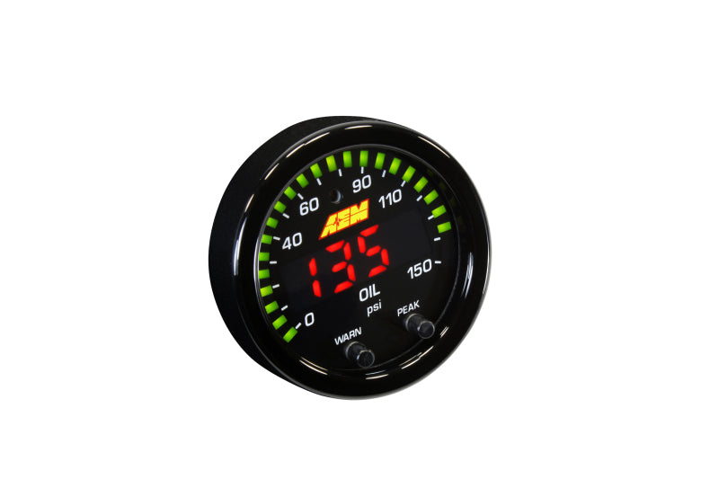AEM X-Series 0-150 Oil Pressure Gauge Kit-thumbmail-2