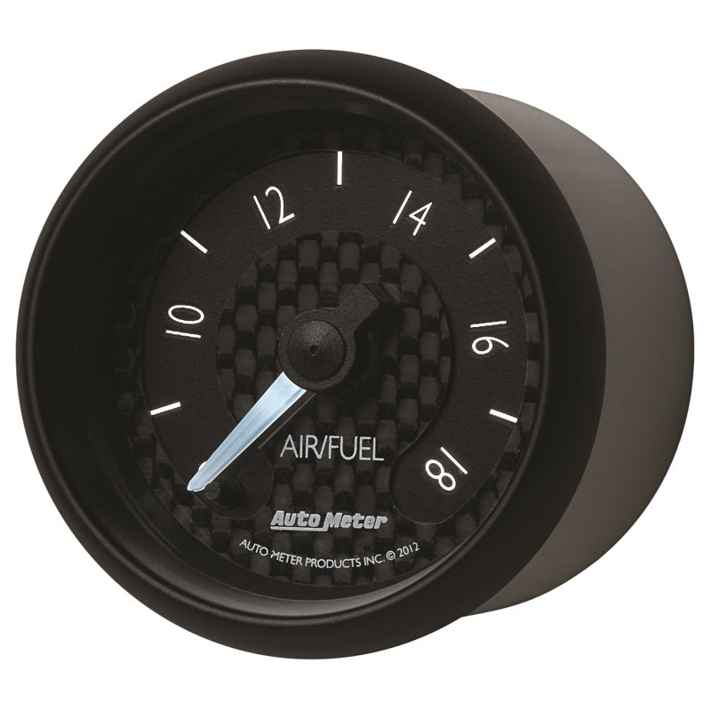 Autometer GT Series 52mm Full Sweep Electronic 8:1-18:1 AFR Wideband Air/Fuel Ratio Analog