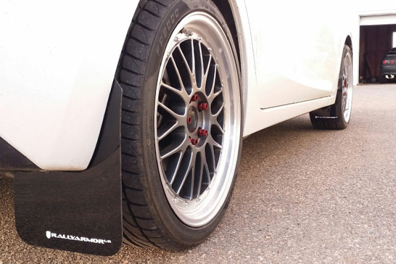 Rally Armor 14-18 Mazda 3/Speed3 Red UR Mud Flap w/ White Logo-thumbmail-3