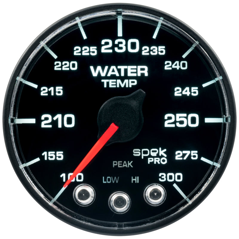 Autometer Spek-Pro - Nascar 2-1/16in Water Temp 100- 300F Bfb Ecu-thumbmail-1
