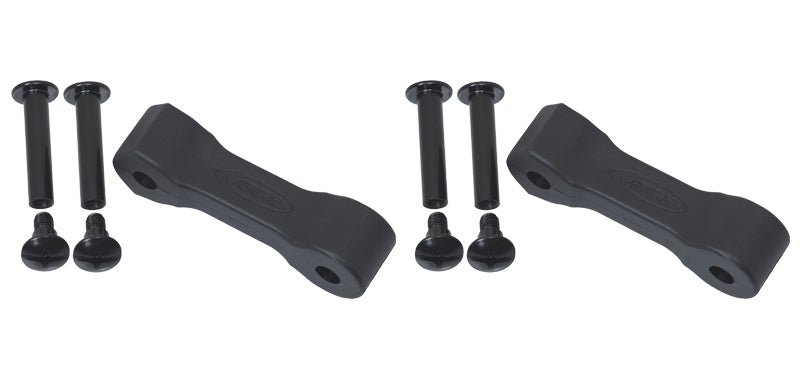 Kentrol 97-06 Jeep Wrangler TJ Replacement Hood Catch Rubbers Pair - Textured Black-thumbmail-1