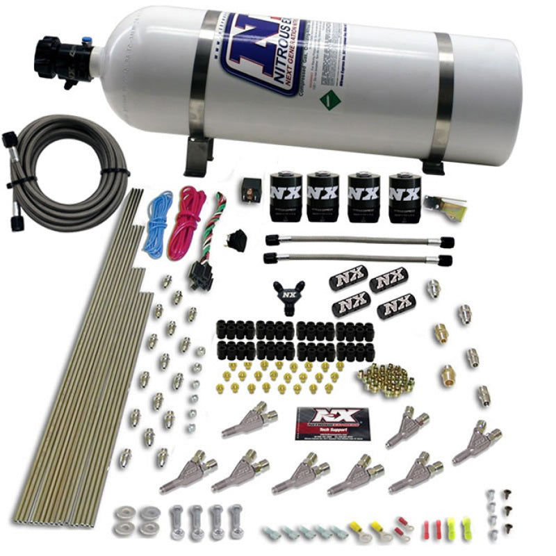 Nitrous Express STD Nozzle Nitrous Kit w/12lb Composite Bottle-thumbmail-1