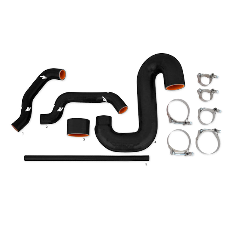 Mishimoto Subaru 02-07 WRX/04-07 STi Top-Mount Intercooler Kit - Powder Coated Silver & Black Hoses-thumbmail-5