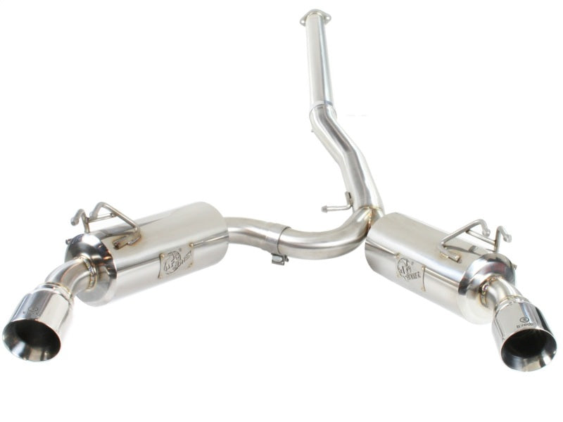 aFe Takeda Exhaust 304SS Dual Cat-Back w/ Polished Tips 08-13 Mitsubishi Lancer Evo X L4 2.0L Turbo-thumbmail-4