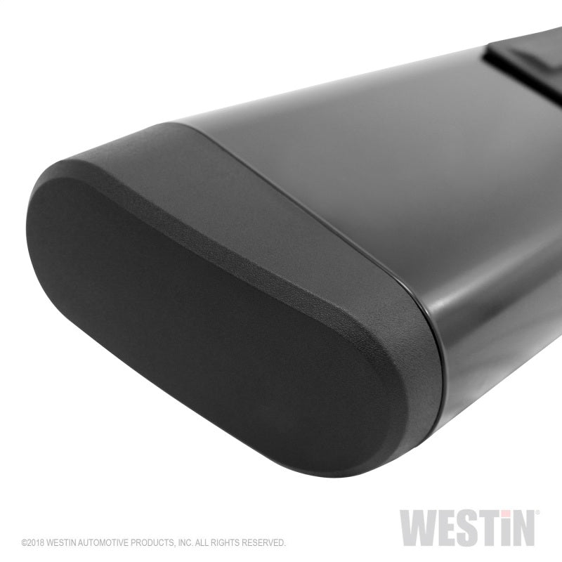 Westin Premier 6 in Oval Side Bar - Mild Steel 75 in - Black-thumbmail-6
