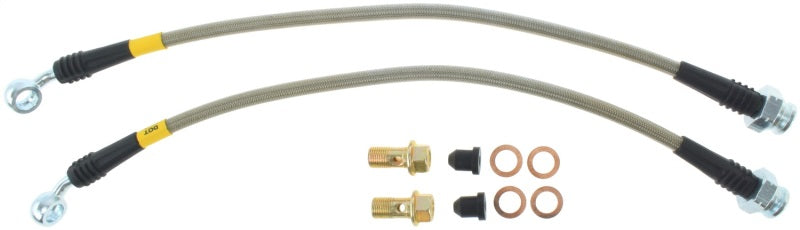 StopTech 09+ Nissan GTR Stainless Steel Rear Brake Lines-thumbmail-4