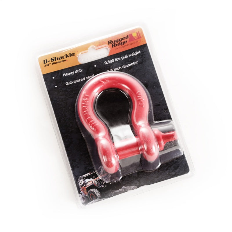 Rugged Ridge Red 9500lb 3/4in D-Ring-thumbmail-4