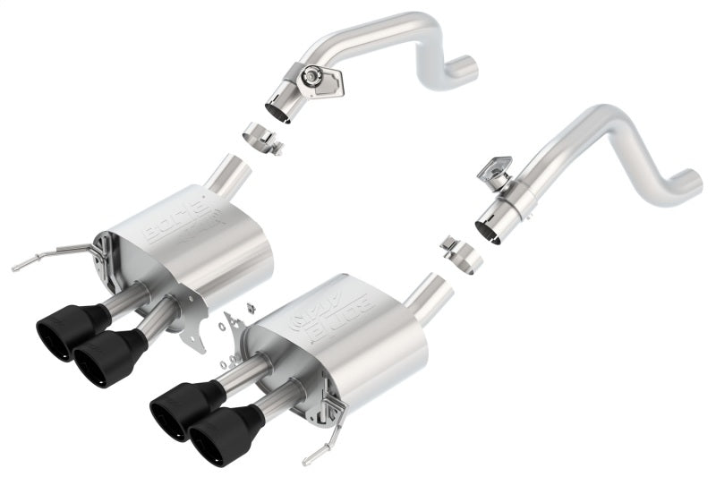 Borla 14-17 C7 Corvette Stingray Axle-Back ATAK Exhaust 2.75in to Muffler Dual 2.0in Out 4.25in Tip-thumbmail-2