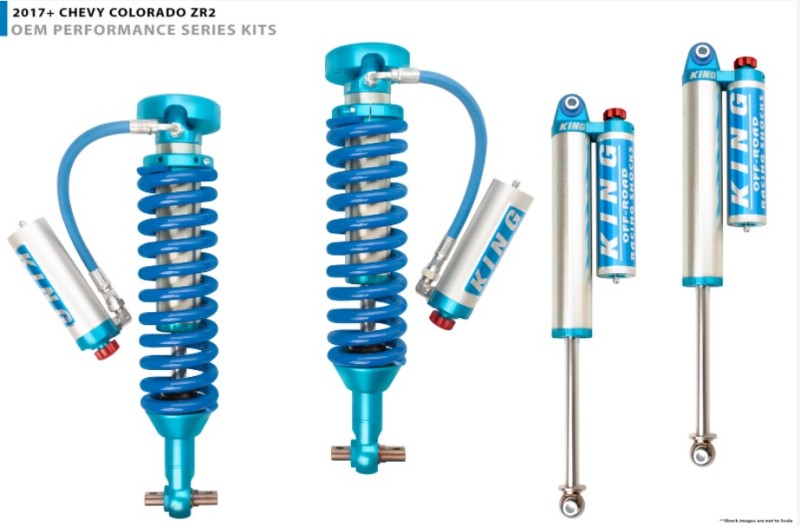 King Shocks 2017+ Chevrolet Colorado ZR2 Front 2.5 Dia Remote Res Coilover w/Adjuster (Pair)-thumbmail-1