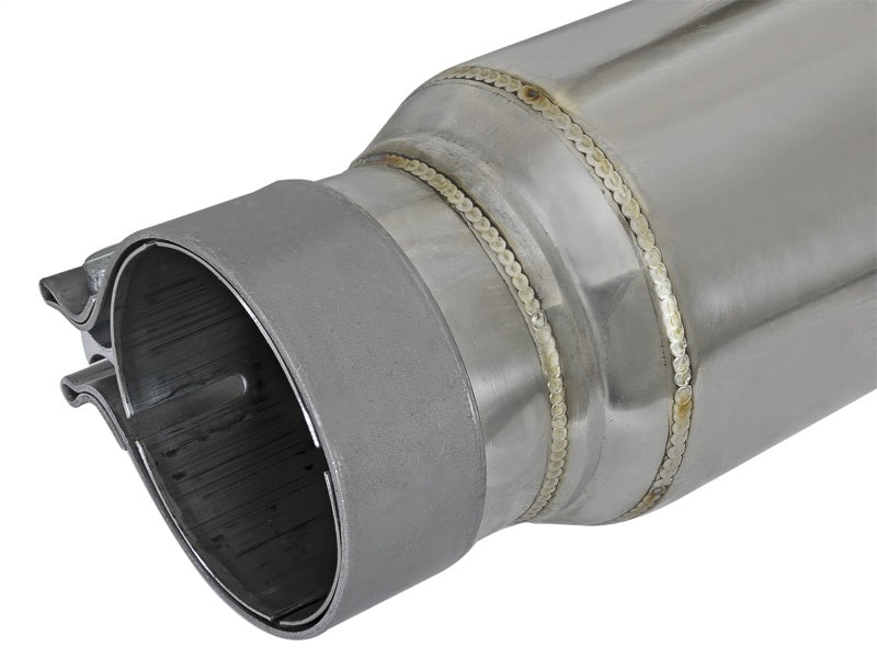 aFe MACH Force-Xp 409 SS Resonator 3in. Inlet/Outlet / 4in. Diameter / 12in. Body / 16in. Length-thumbmail-2