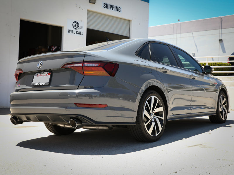 afe 19-21 VW Jetta GLI (MKVII) L4-2.0L (t) MACH Force-Xp 304 SS Cat-Back Exhaust System Carbon Tips-thumbmail-2