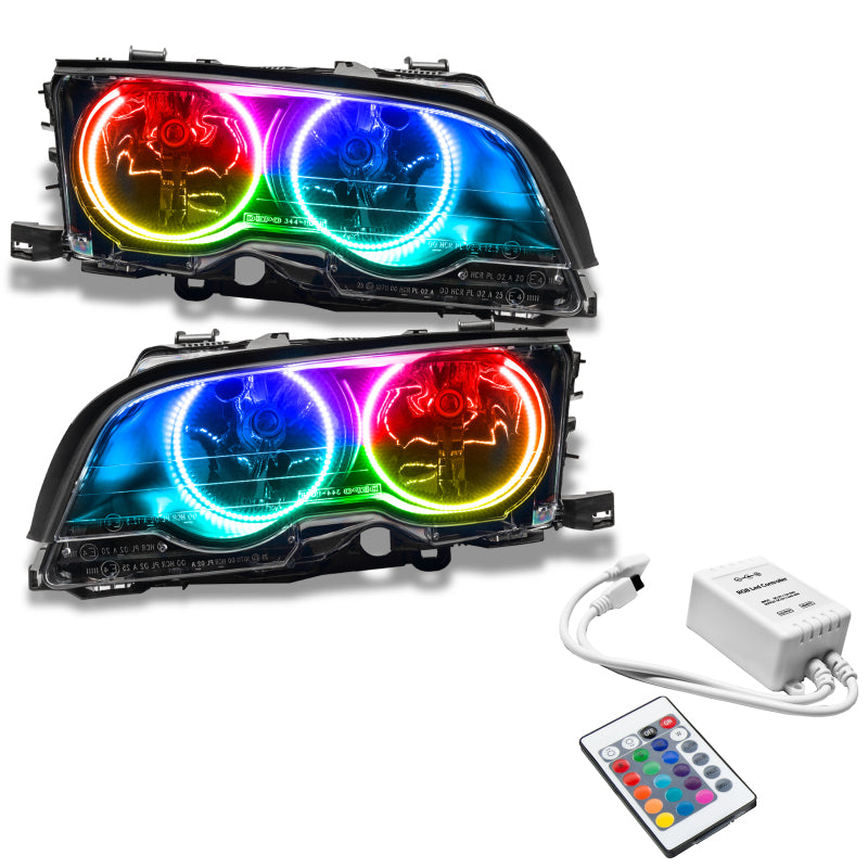 Oracle 99-01 BMW 3 Series Coupe HL - (Halogen) - ColorSHIFT w/ Simple Controller-thumbmail-1
