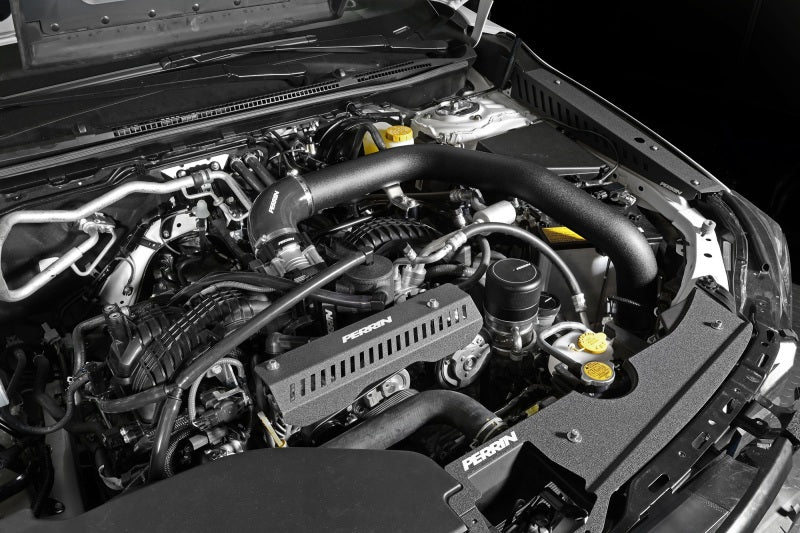 Perrin 22-23 Subaru WRX Front Mount Intercooler Kit (Black Tubes & Black Core)-thumbmail-4