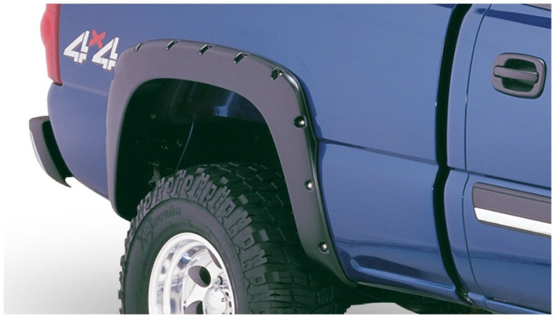 Bushwacker 21-22 Chevrolet Colorado 61.7in Bed Fleetside FF Pocket Style Flares 4pc - Smooth Black-thumbmail-2