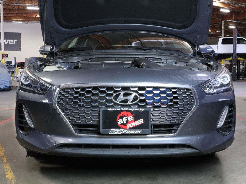 aFe 18-20 Hyundai Elantra GT L4-1.6L (t) Takeda Momentum Dynamic Air Scoop - Blue-thumbmail-3