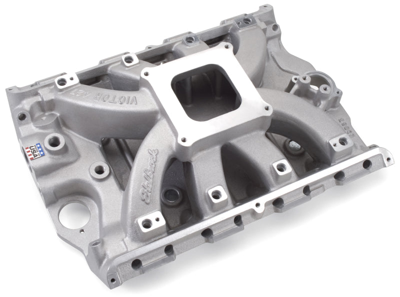 Edelbrock 390-428 Ford FE Victor EFI Manifold 4150 Flange Mounting-thumbmail-4