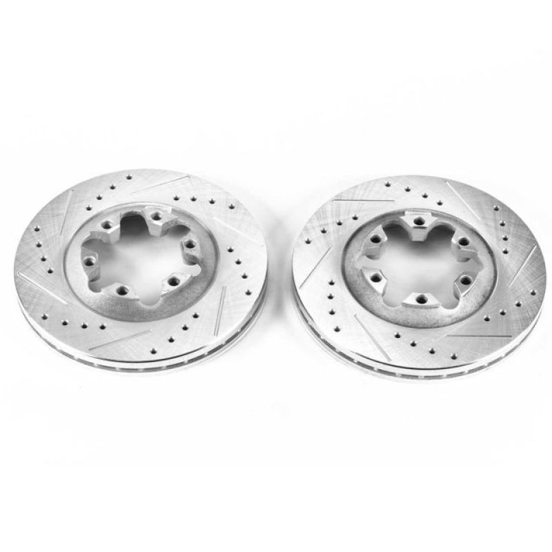 Power Stop 04-08 Chevrolet Colorado Front Evolution Drilled & Slotted Rotors - Pair-thumbmail-1
