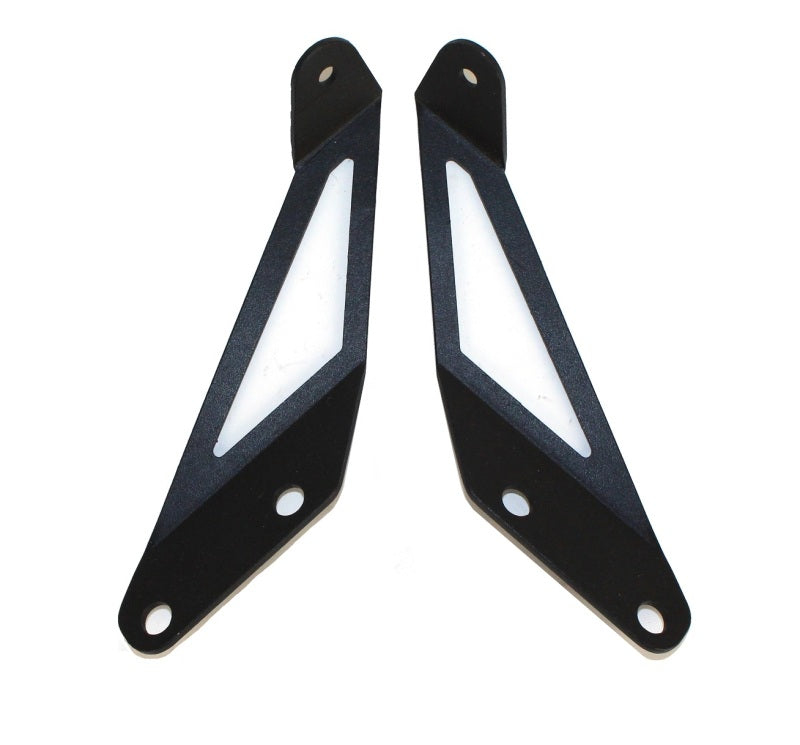 Fishbone Offroad 07-18 Jeep Wrangler JK Hood Light Mount Brackets-thumbmail-1