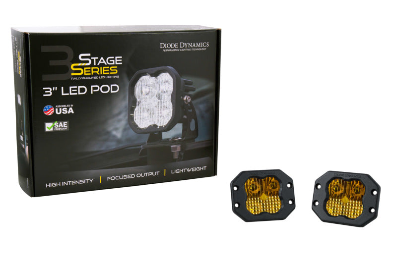 Diode Dynamics SS3 Pro ABL - Yellow Combo Flush (Pair)-thumbmail-3