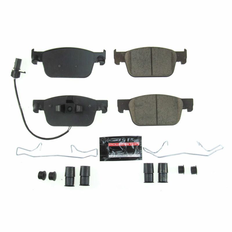Power Stop 17-19 Audi A4 Front Z23 Evolution Sport Brake Pads w/Hardware-thumbmail-1
