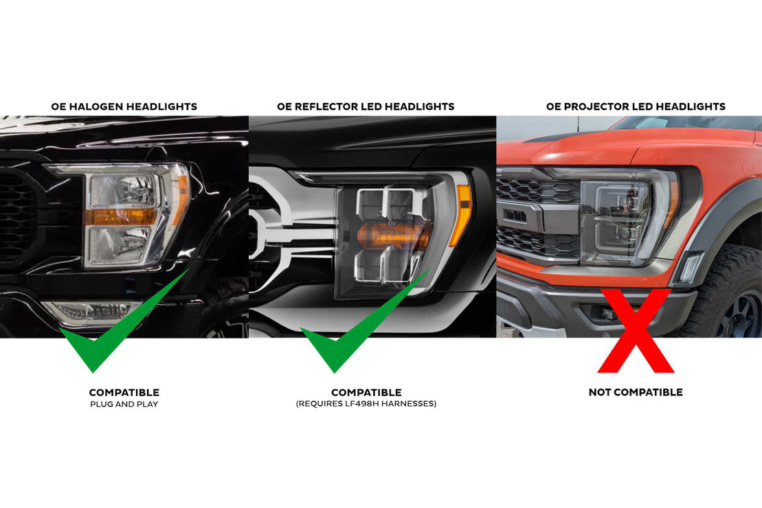 MORIMOTO FORD F-150 (21+): XB LED HEADLIGHTS (White DRL)-thumbmail-7
