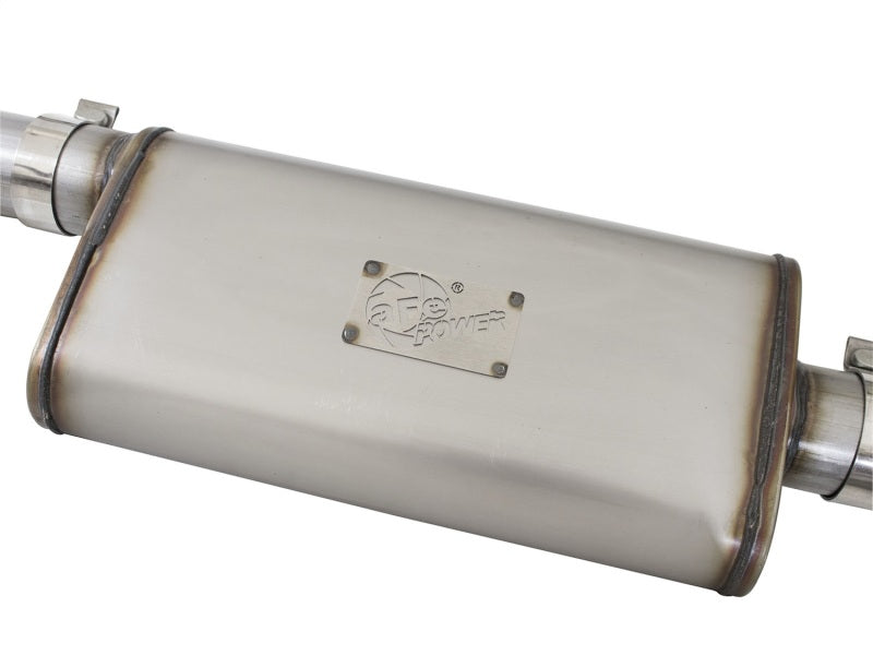 aFe Mach Force-XP Exhaust 3in CB SS 15-17 GM Colorado/Canyon 2.5L/3.6L Side Exit w/ Polished Tip-thumbmail-5