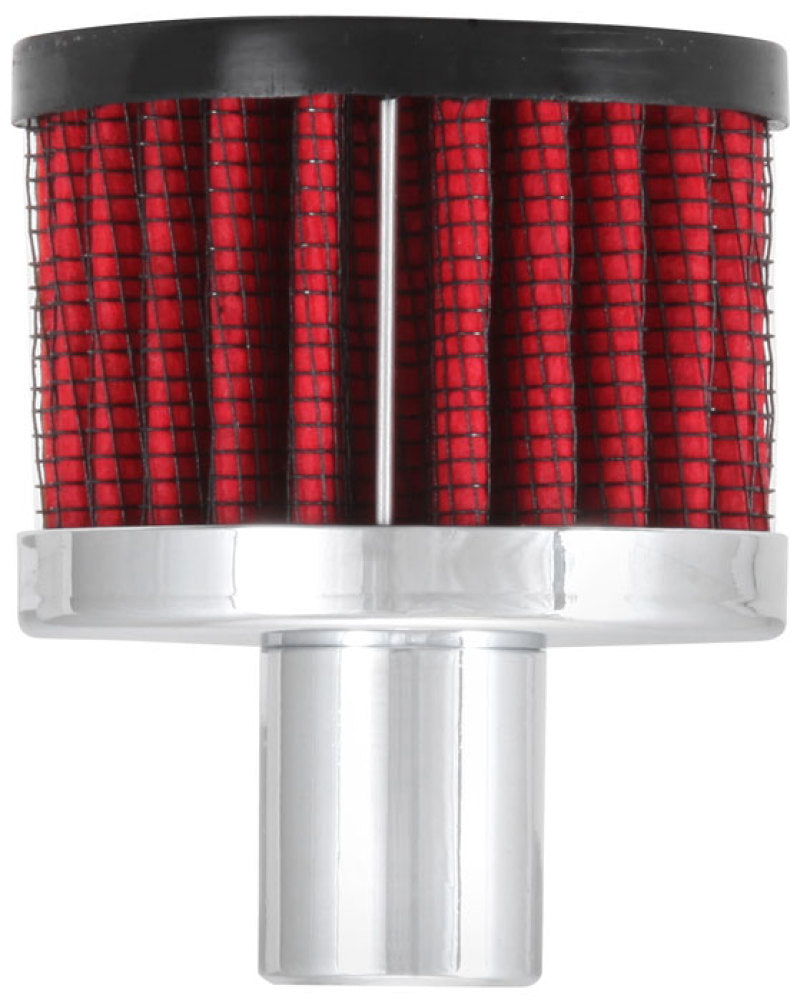 K&N Steel Base Crankcase Vent Filter .75in Vent OD x 2in OD x 1.5in Height-thumbmail-7