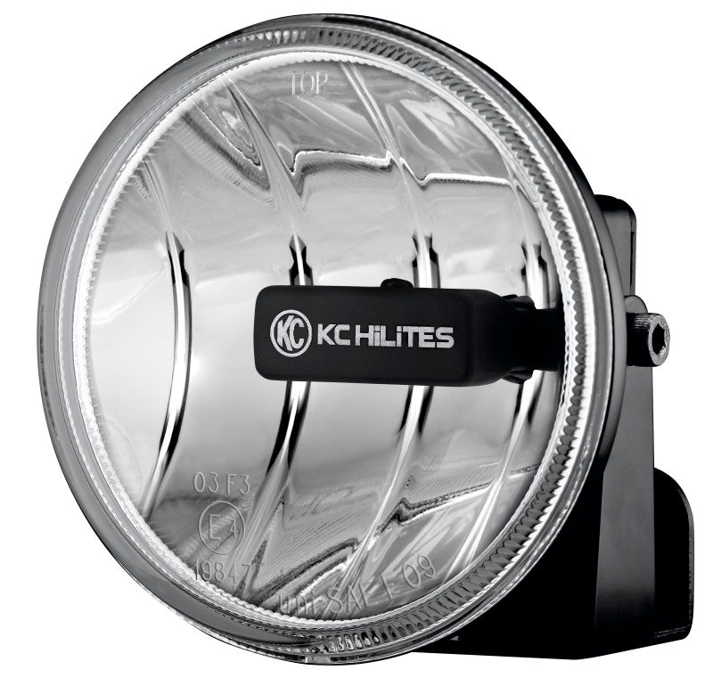 KC HiLiTES 4in. Gravity G4 LED Light 10w SAE/ECE Clear Fog Beam (Single)-thumbmail-1