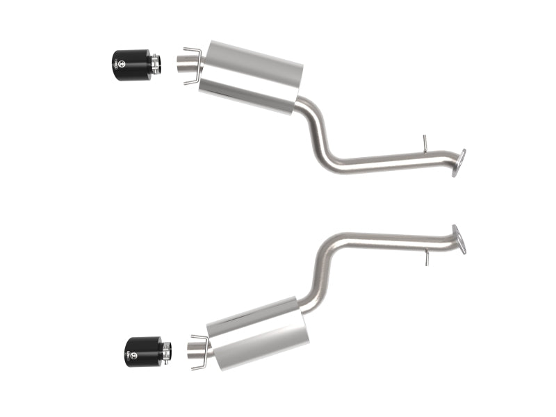 aFe Takeda 14-22 Lexus IS350 V6 2.5in. 304 Stainless Steel Axle-Back Exhaust System w/ Black Tip-thumbmail-6