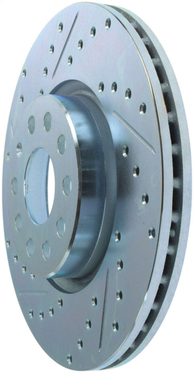 StopTech Select Sport 06-17 Volkswagen Jetta Slotted & Drilled Front Right Rotor-thumbmail-1