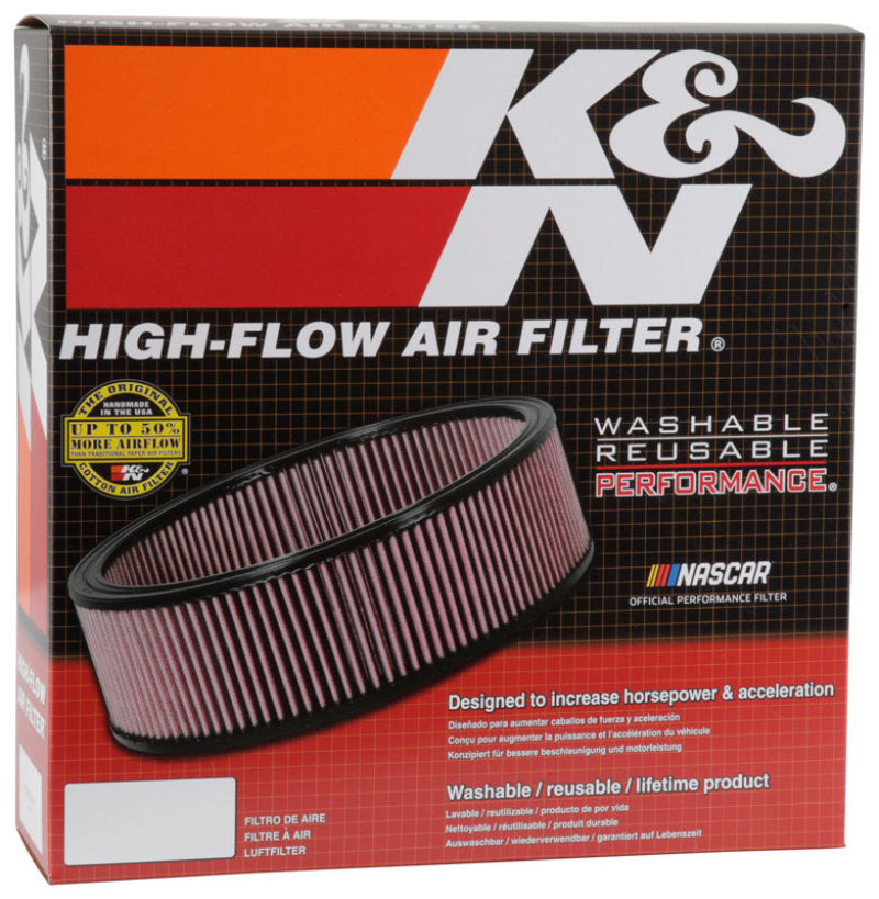 K&N Custom Round Air Filter 14in OD 12in ID 4in Height-thumbmail-7