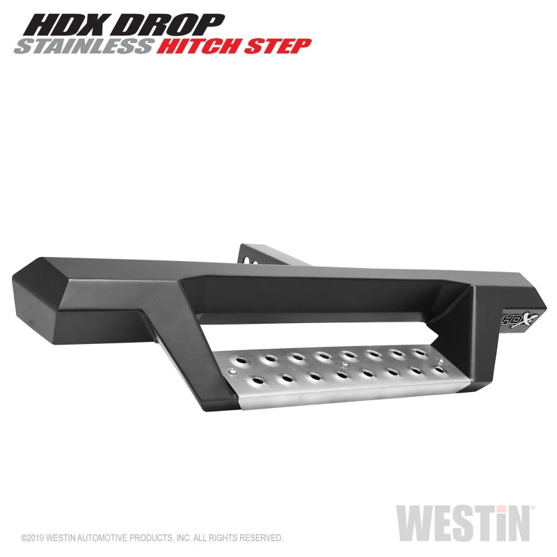 Westin HDX Stainless Drop Hitch Step 34in Step 2in Receiver - Textured Black-thumbmail-3