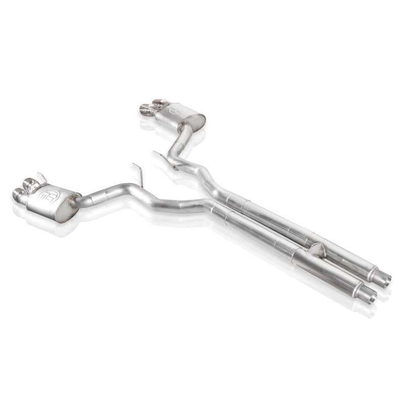 Stainless Works 2018+ Ford Mustang GT 3in Redline Series Catback H-Pipe w/Active Valves & Quad Tips-thumbmail-13