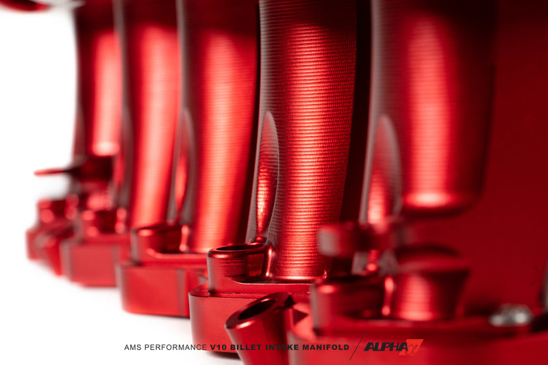 AMS Performance V10 Audi R8 / Lamborghini Huracan / Performante Billet Intake Manifold - CLR Anodize-thumbmail-2