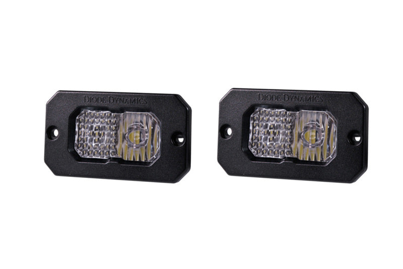 Diode Dynamics Stage Series 2in LED Pod Sport - White Combo Flush RBL (Pair)-thumbmail-1