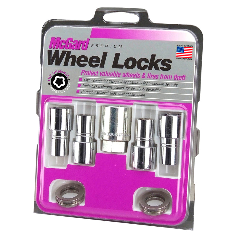 McGard Wheel Lock Nut Set - 4pk. (Long Shank Seat) 1/2-20 / 13/16 Hex / 1.75in. Length - Chrome-thumbmail-5