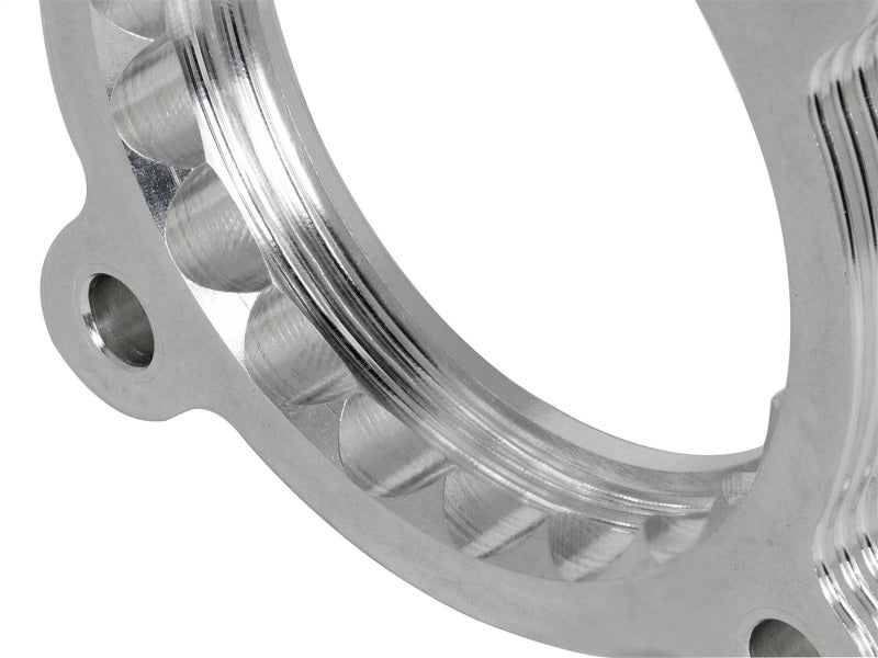 aFe Silver Bullet Throttle Body Spacers TBS 10-16 Nissan Patrol (Y62) V8-5.6L (320hp)-thumbmail-2