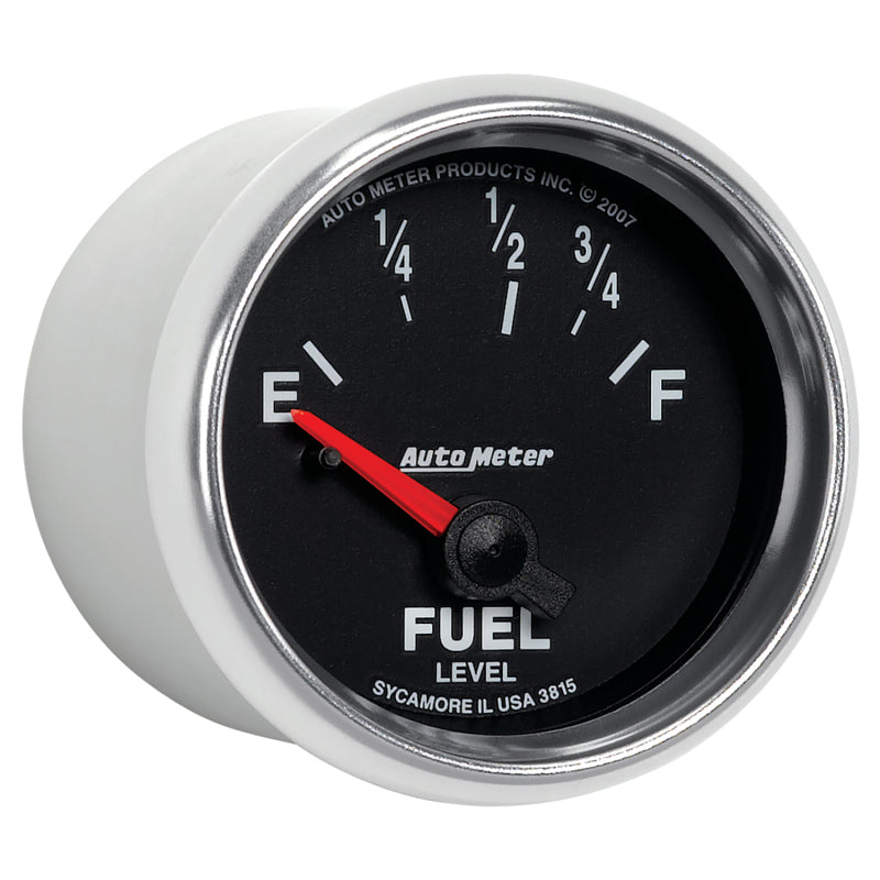 AutoMeter Gauge Fuel Level 2-1/16in. 73 Ohm(e) to 10 Ohm(f) Elec Gs-thumbmail-3