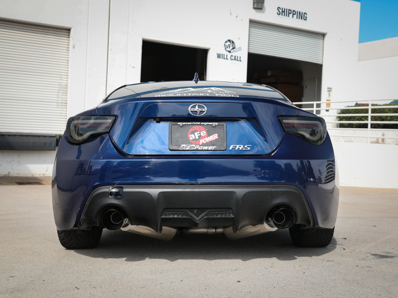 aFe Takeda Exhaust Axle-Back 13-15 Scion FRS / Subaru BRZ 304SS Black Dual Tips Exhaust-thumbmail-2