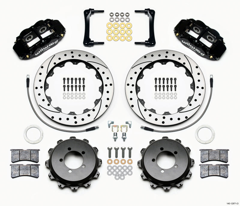 Wilwood Narrow Superlite 4R Rear Kit 12.88in Drilled 2012-Up Toyota / Scion FRS w/Lines-thumbmail-1