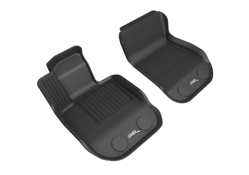 3D MAXpider 2020 Toyota Supra Kagu 1st Row Floormat - Black-thumbmail-1