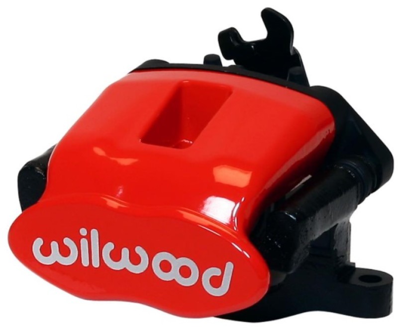 Wilwood Caliper-Combination Parking Brake-Pos 13-L/H-Red 41mm piston .81in Disc-thumbmail-1