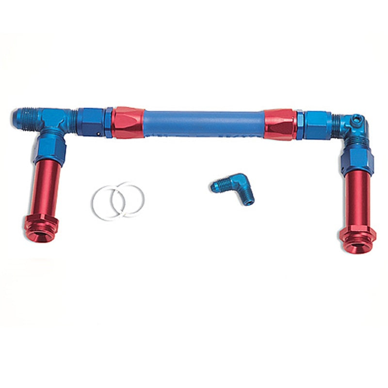 Russell Performance -6 AN to 3/8in Female NPT ProFlex Holley 4150 Dual Inlet Carb Kit (Endura)-thumbmail-5
