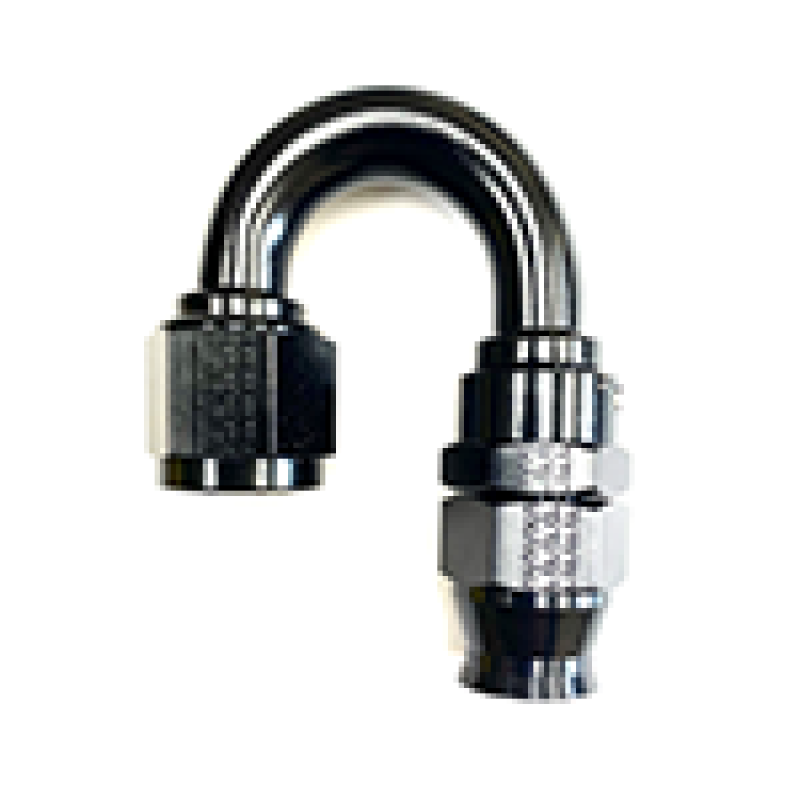 Fragola -6AN Real Street x 180 Degree Hose End Black For PTFE Hose-thumbmail-2