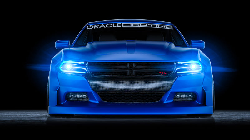 Oracle 15-21 Dodge Charger RGB+W DRL Headlight DRL Upgrade Kit - ColorSHIFT 2-thumbmail-3