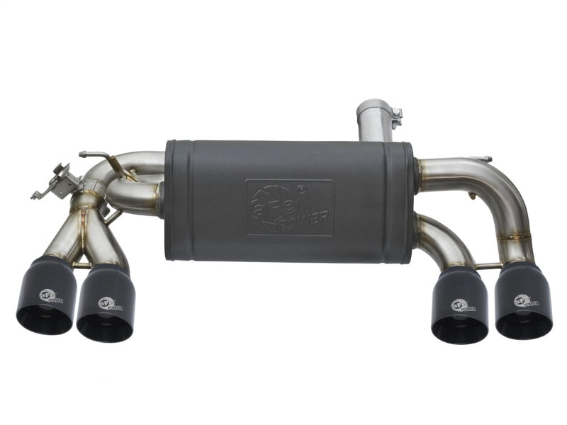 aFe MACHForce XP 3in - 2 1/2in Axle Back 304SS Exhaust w/ Black Tips 16-17 BMW M2 (f87)-thumbmail-2